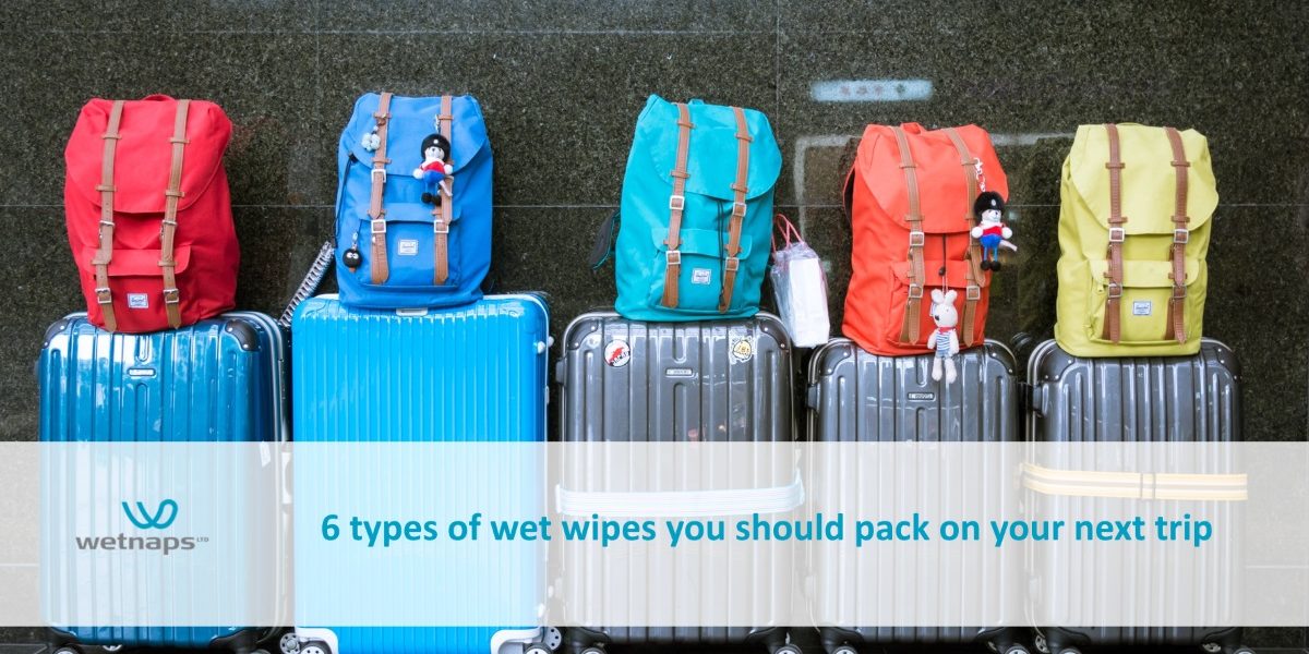 6 types of wet wipes fr your next trip